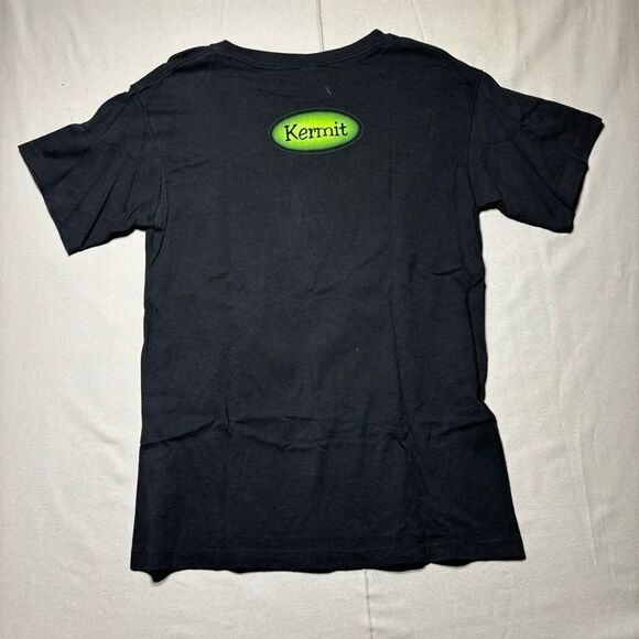 Vintage 1990s Kermit The Frog Blackout T-Shirt XL Rare‎ Kermit Collection - Picture 4 of 6